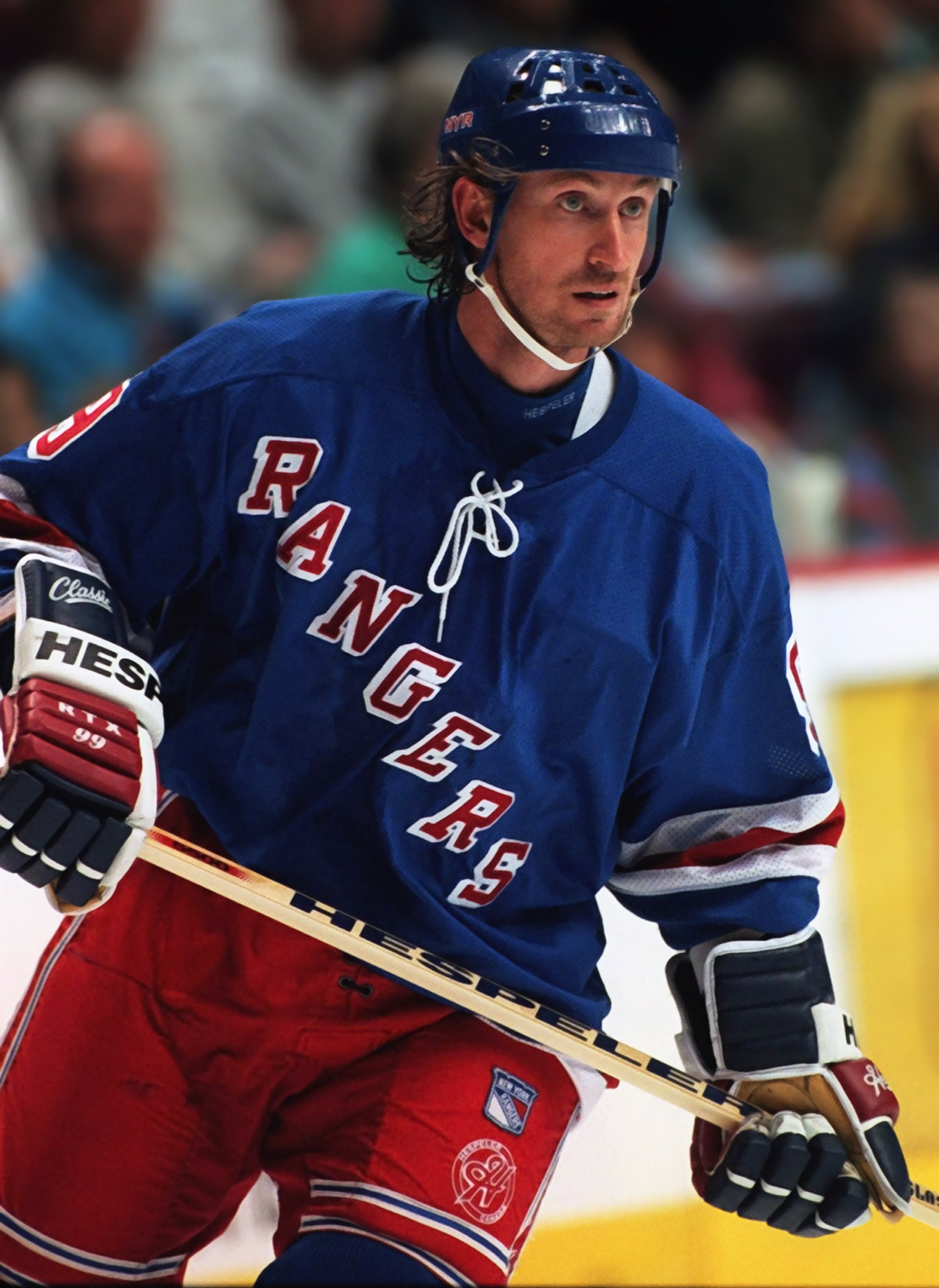 Wayne Gretzky New York Rangers action Sports Business Academy