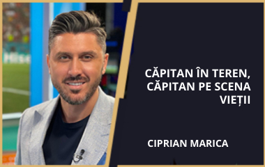 Căpitan în teren, căpitan pe scena vieții - Ciprian Marica