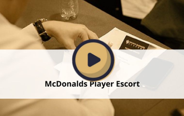 McDonalds Player Escort