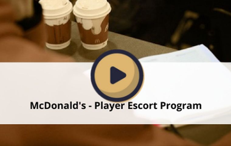 McDonald's - Player Escort Program, UEFA Player Escorts	